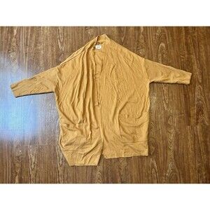 PACT Brooklyn Airplane Cardigan ChaiHeather Organic Cotton Size XL/XXL